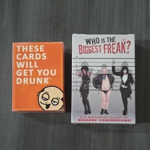 2 FUN CARD GAMES THESE CARDS WILL GET YOU DRUNK & WHO IS THE BIGGEST FREAK NEW